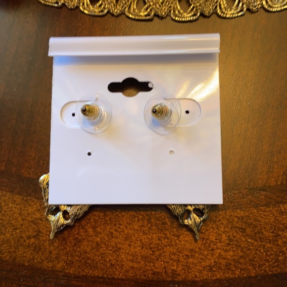 Cabbage 🌹 Rise Dangle Pierced Ear Rings - Picture 3 of 3